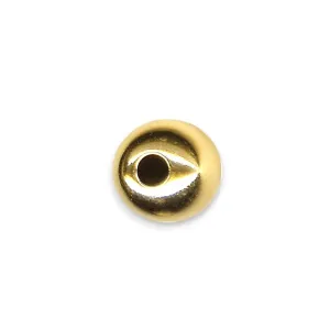 🔗 Bead - Round / Sphere (Polished, Seamless) in 9ct Yellow Gold