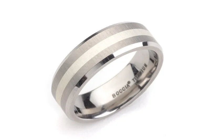 0106-02 Boccia Titanium Ring