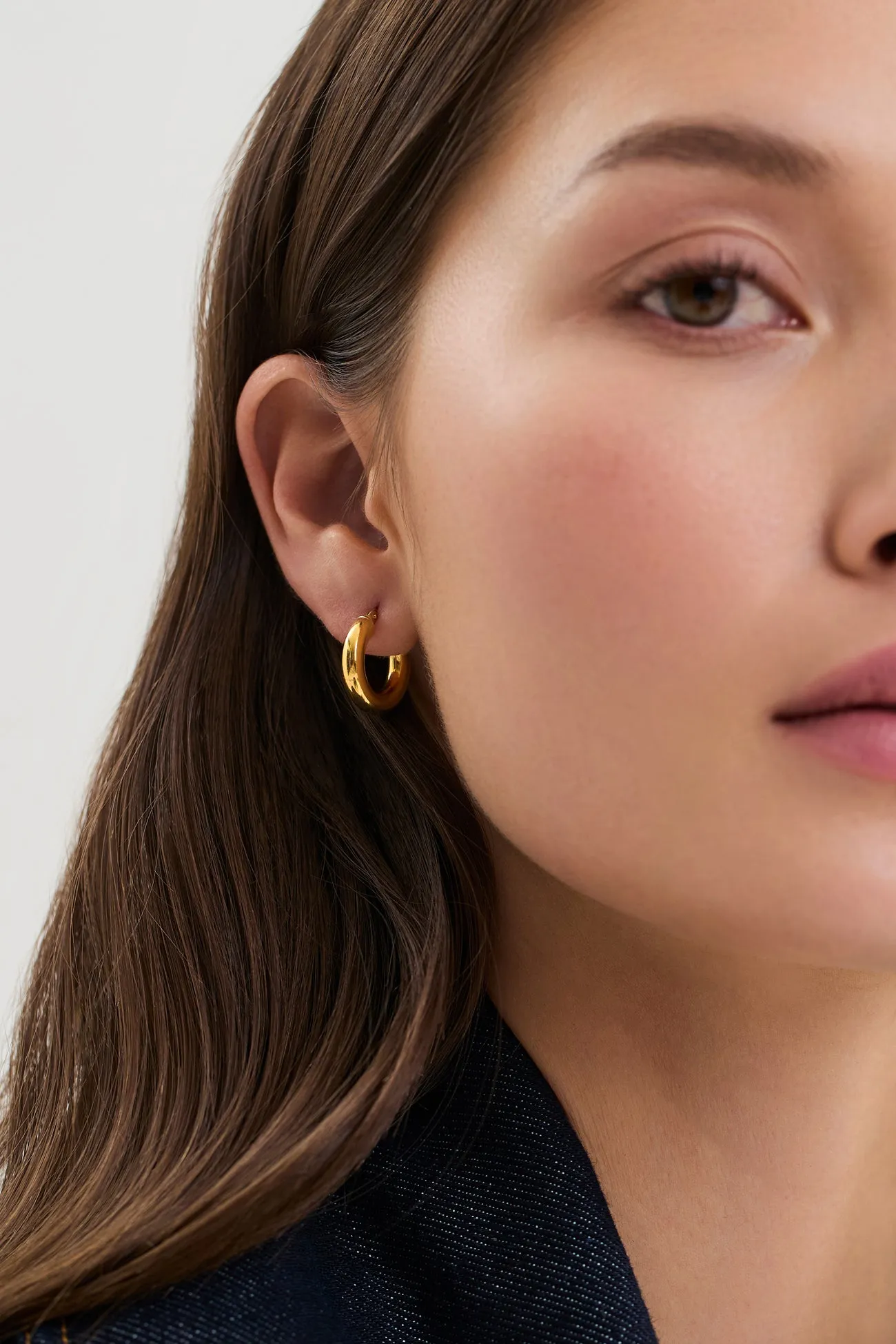 14k Gold Bella Bold Hoops