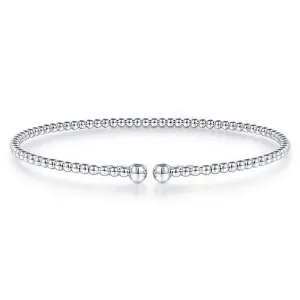 14K White Gold Bujukan Split Bangle