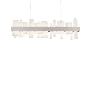 Acropolis 46 in. LED Pendant Light Brushed Nickel Finish