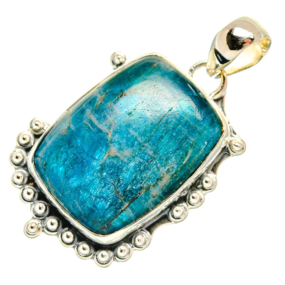 Apatite Pendants 1 3/4" (925 Sterling Silver) PD31554