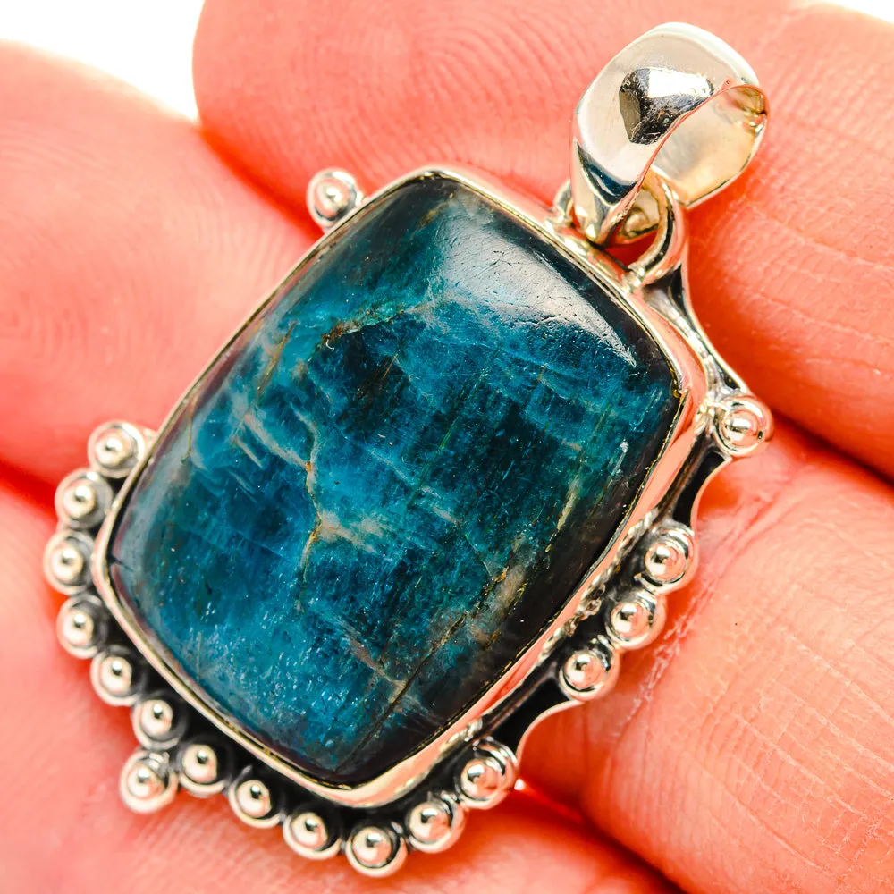 Apatite Pendants 1 3/4" (925 Sterling Silver) PD31554