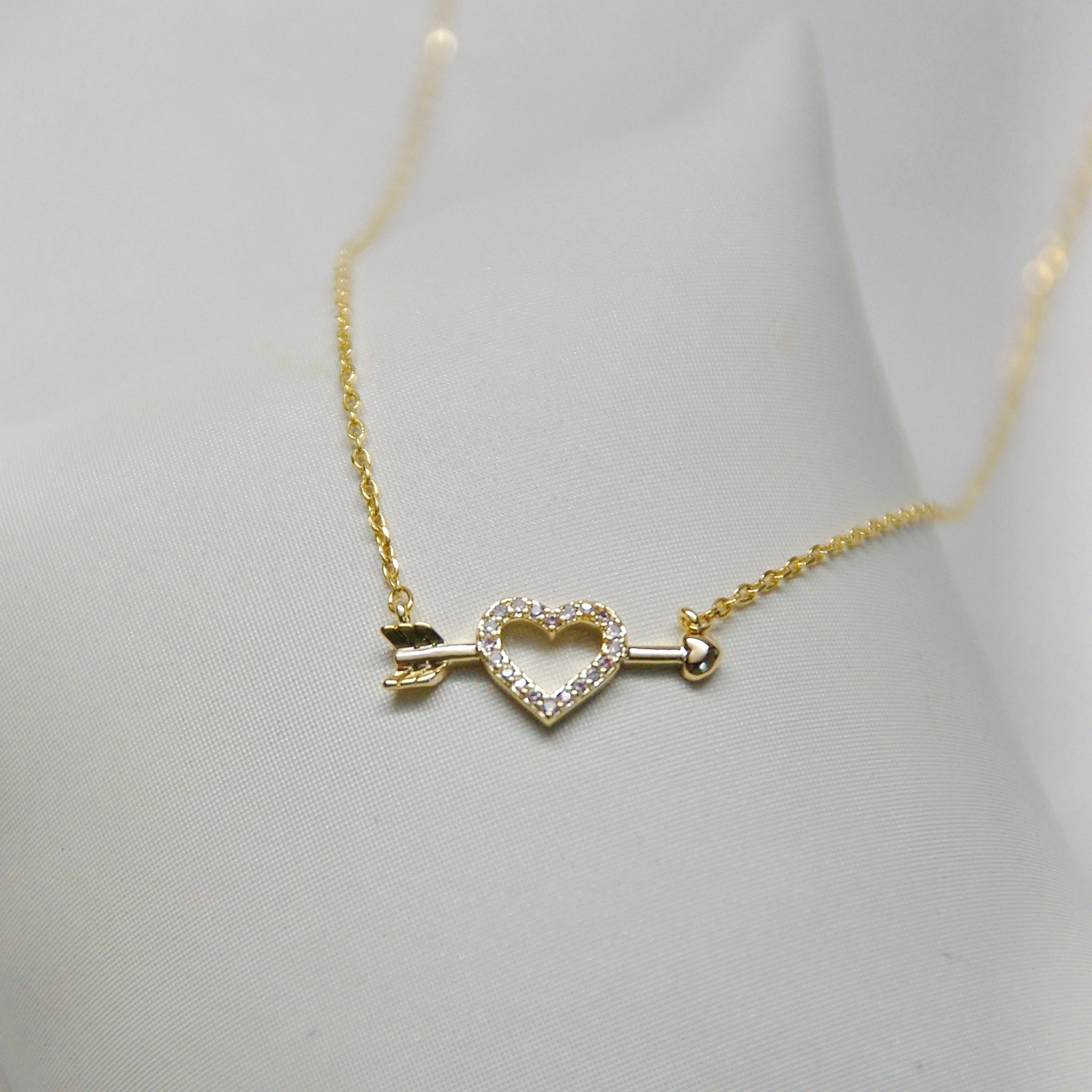 Arrow & Heart Necklace