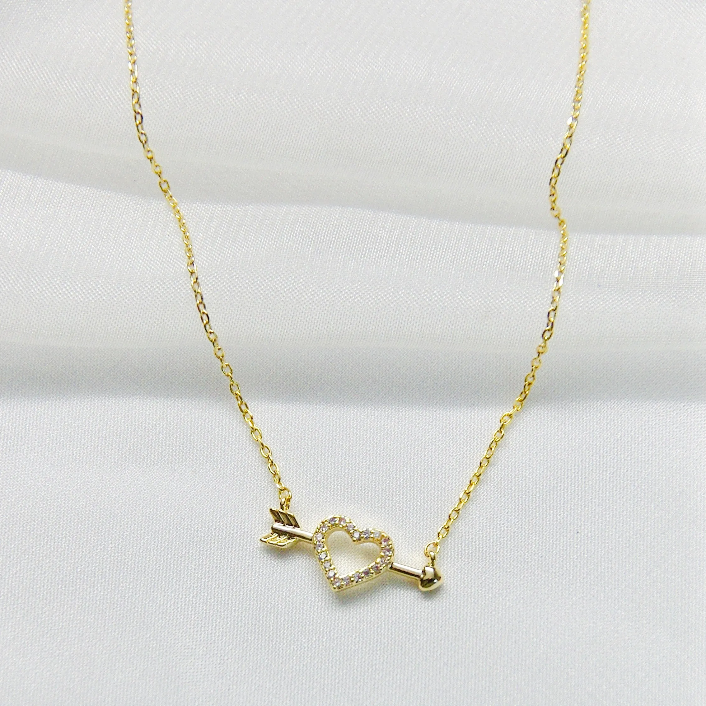 Arrow & Heart Necklace