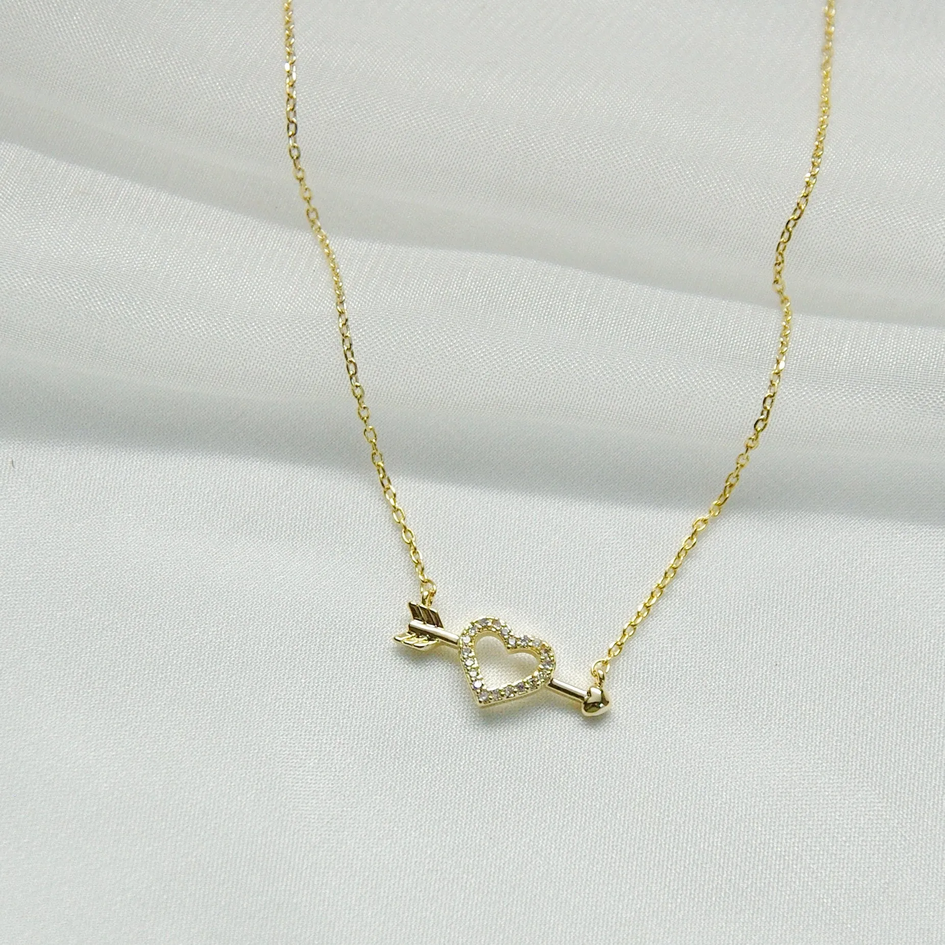 Arrow & Heart Necklace