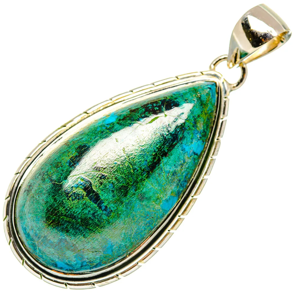 Azurite Pendants 2 1/4" (925 Sterling Silver) PD30044