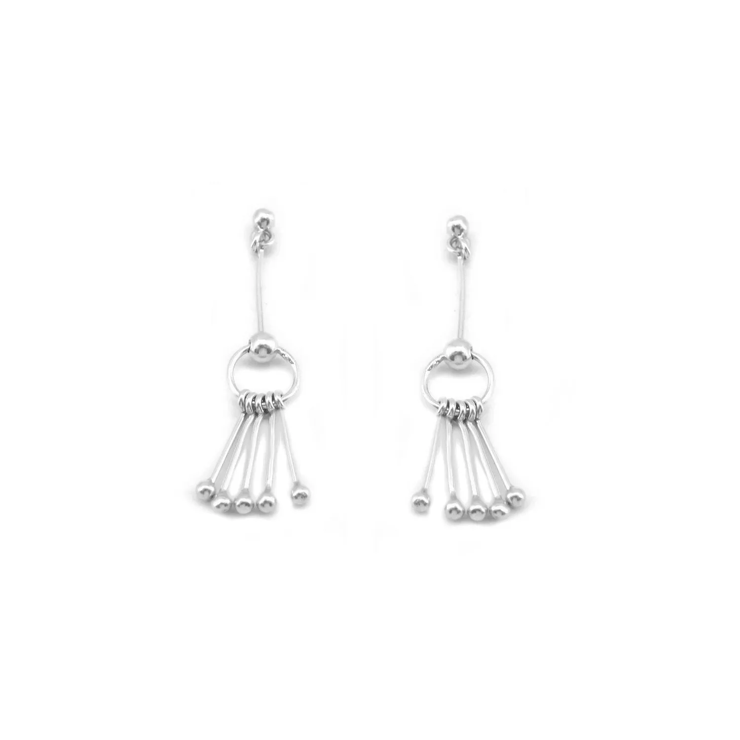 Banna Beads 925 Sterling Silver Drop Earrings