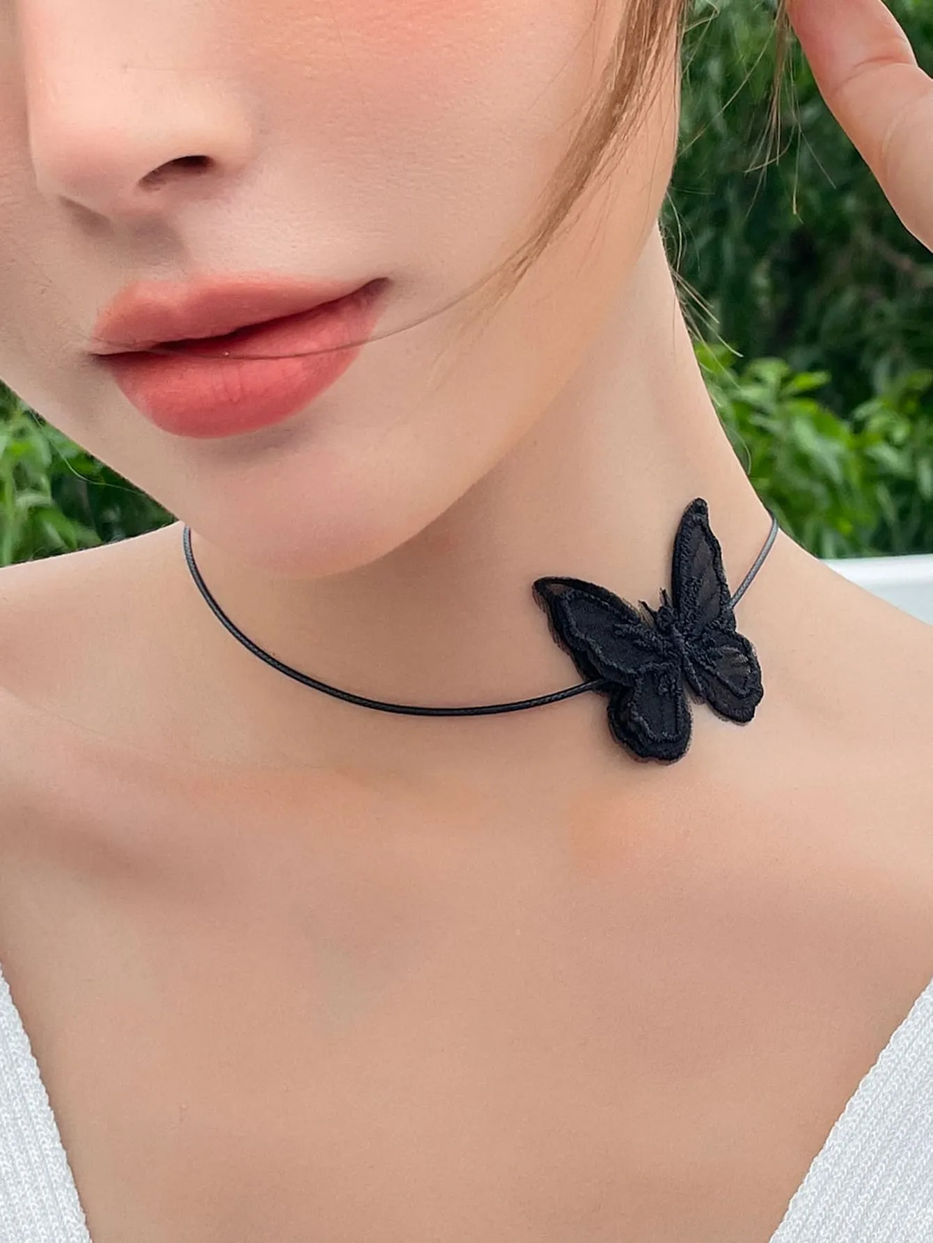 Black Butterfly Decor Choker for Women Jewelry for Women Necklace Accessories