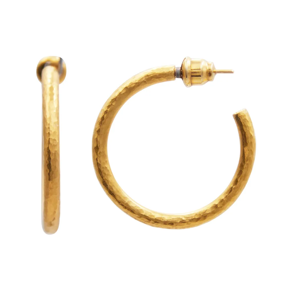 Bold Gold Hoop Earrings