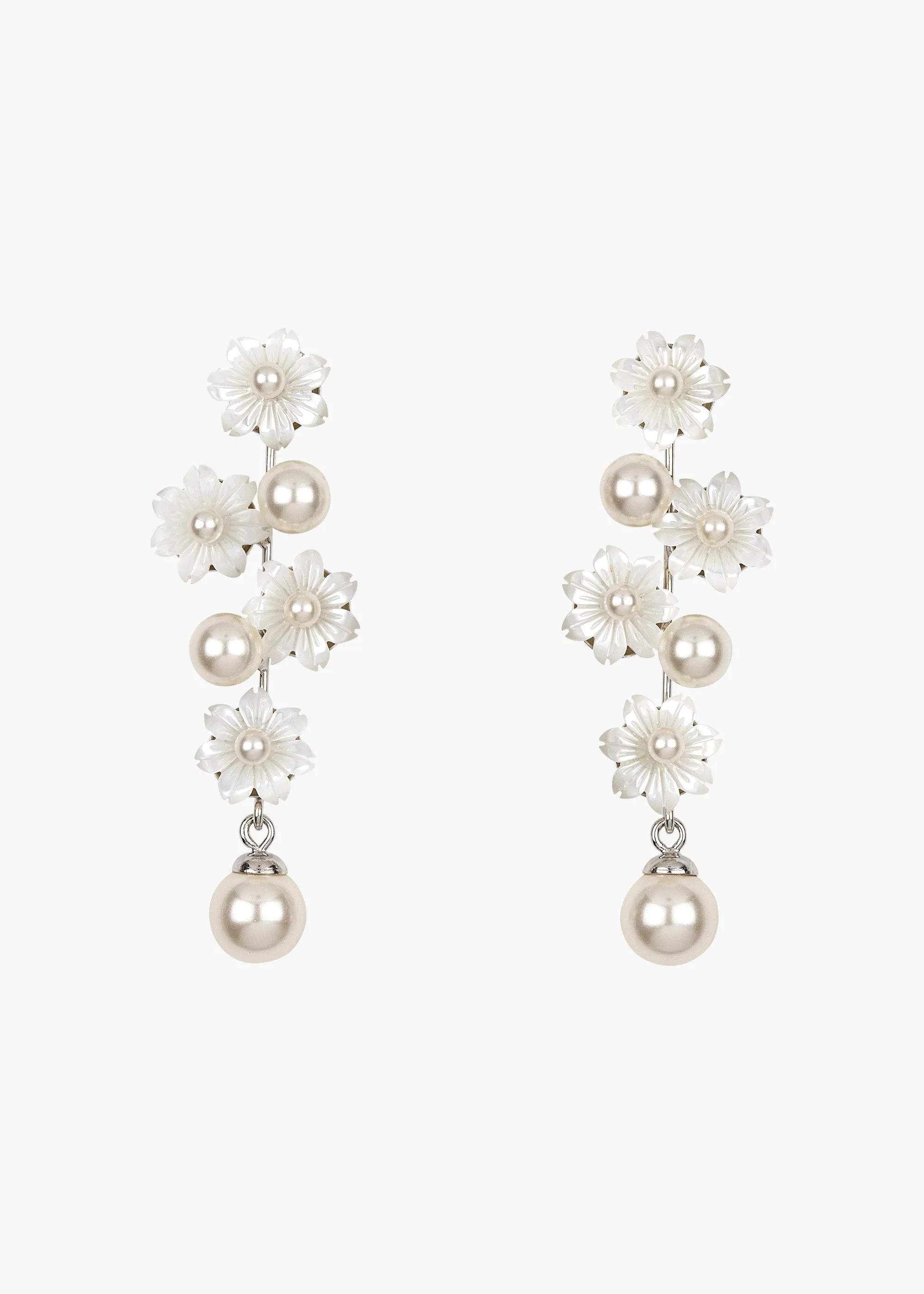 Calissa Earrings -- Silver