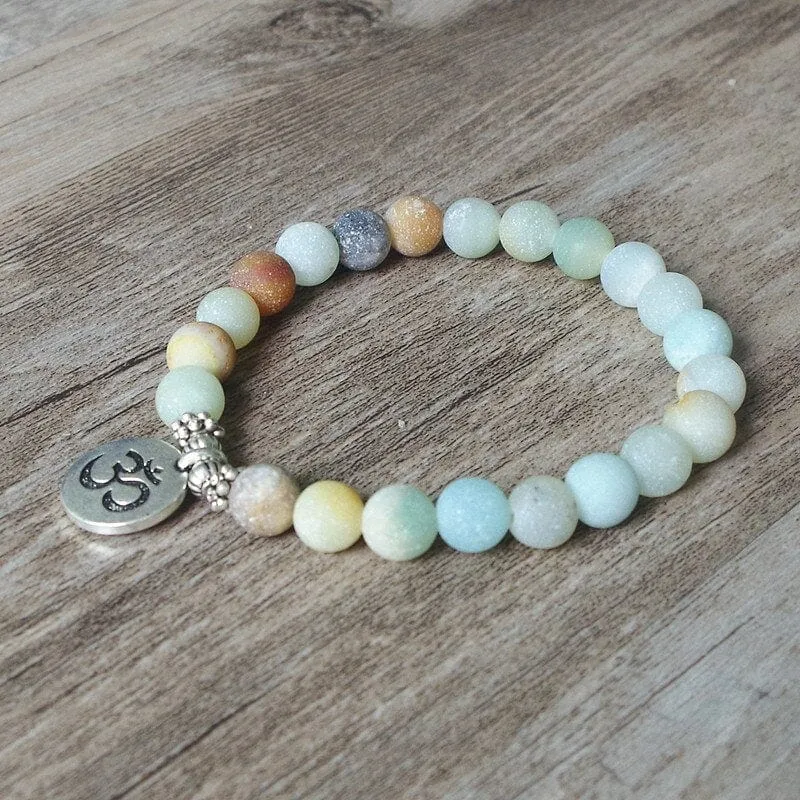 Calm & Soothe Stress Amazonite Bead Bracelet