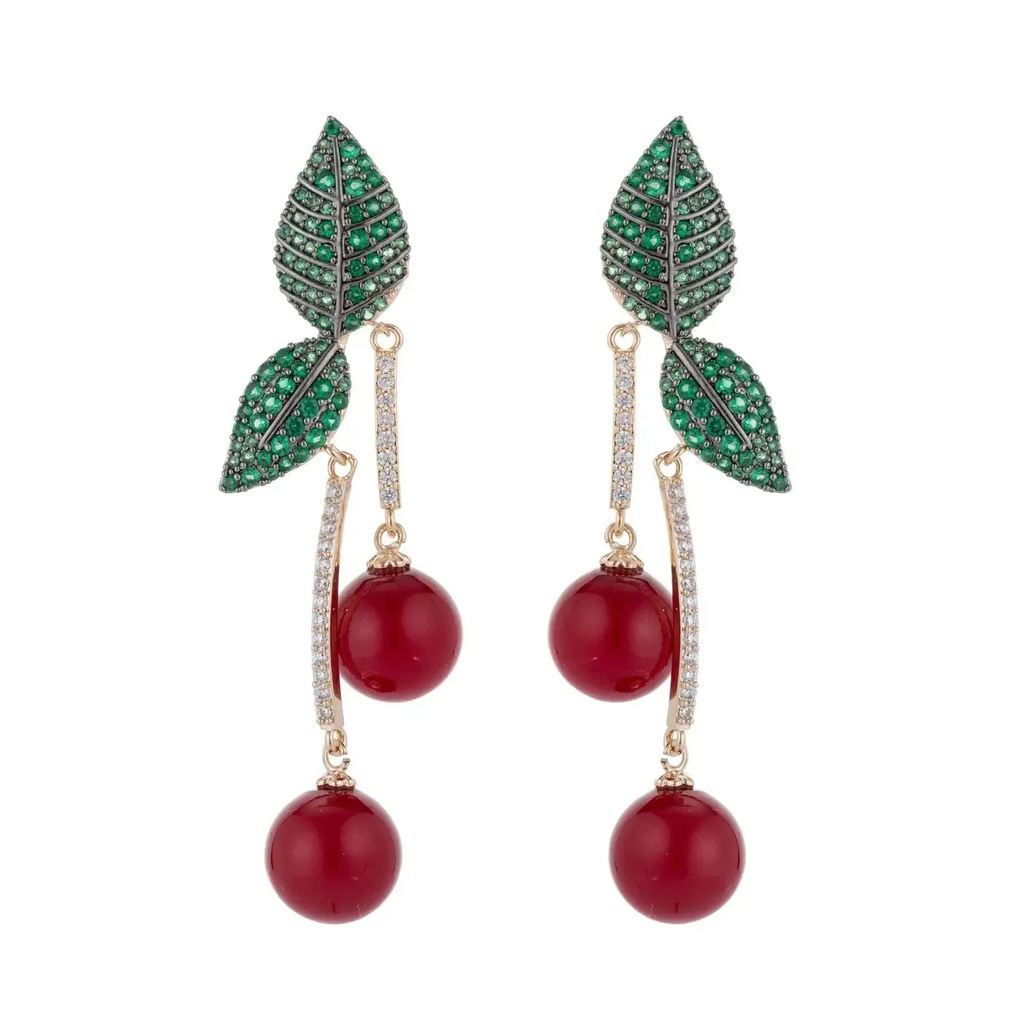 Cherry Drop Earrings