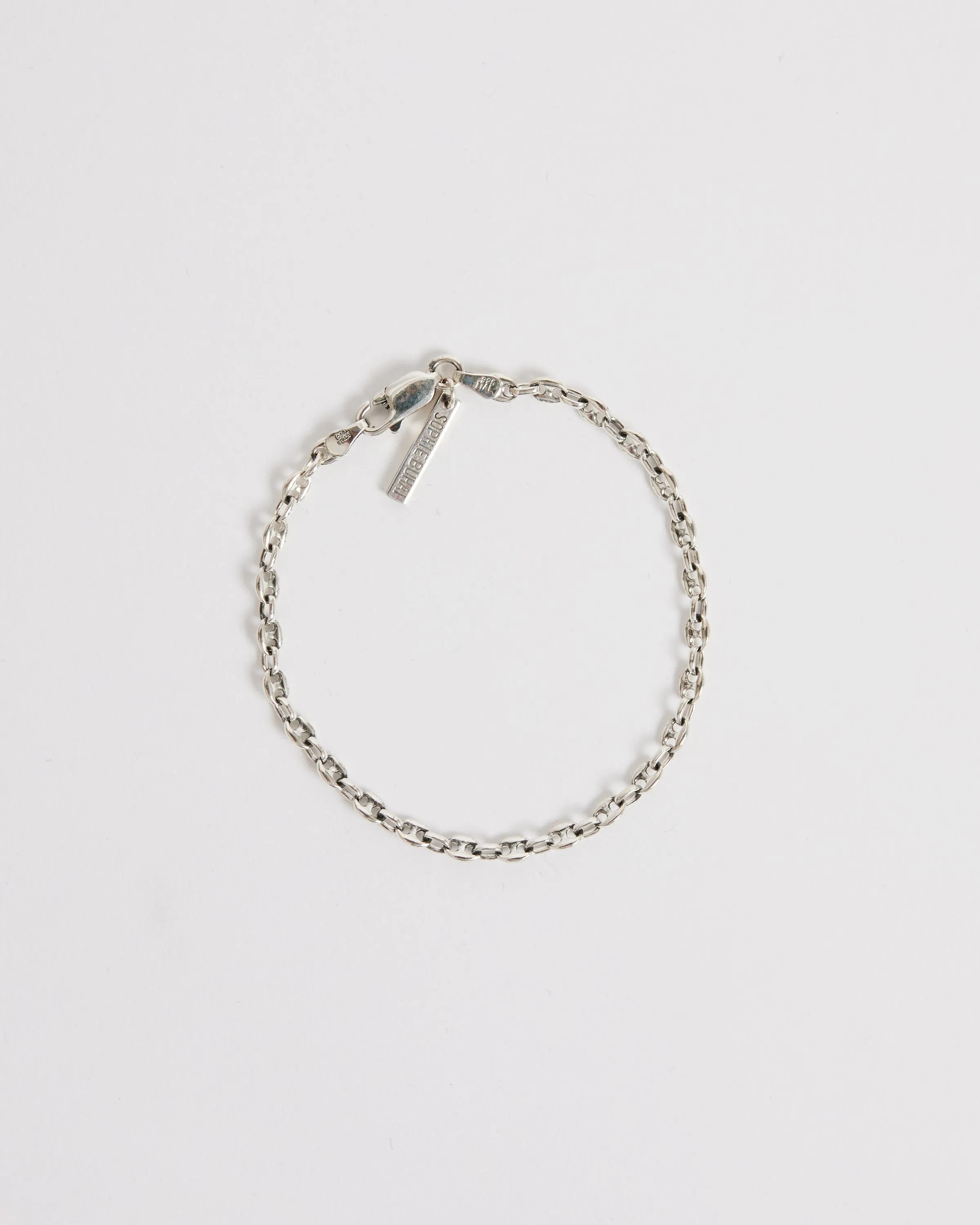 Classic Delicate Chain Bracelet in Sterling Silver