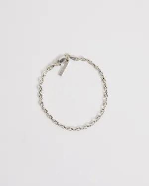 Classic Delicate Chain Bracelet in Sterling Silver