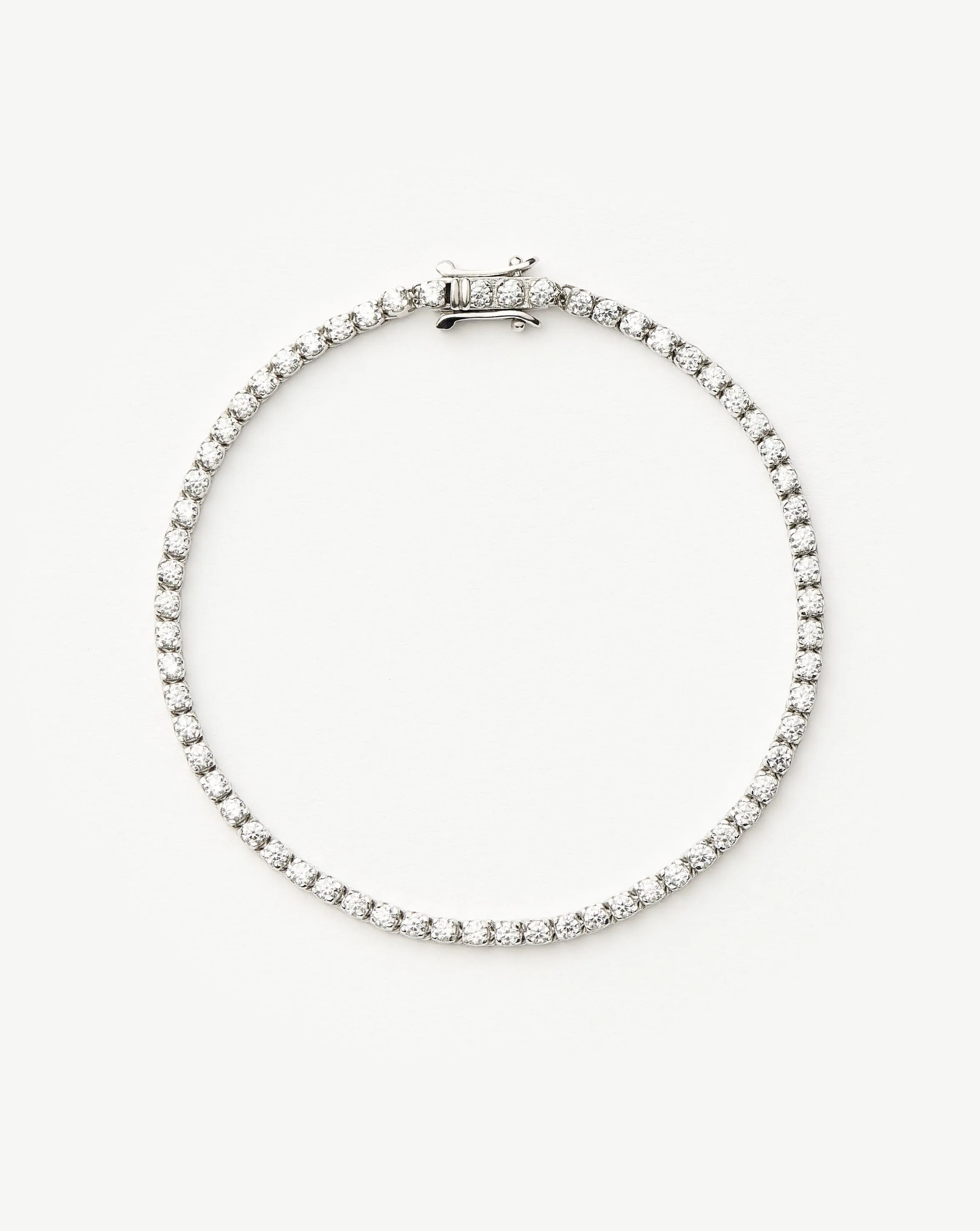 Classic Tennis Bracelet | Sterling Silver Cubic Zirconia