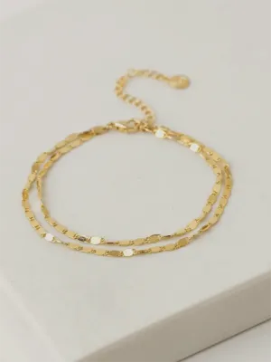 Cleo Double Bracelet - Gold