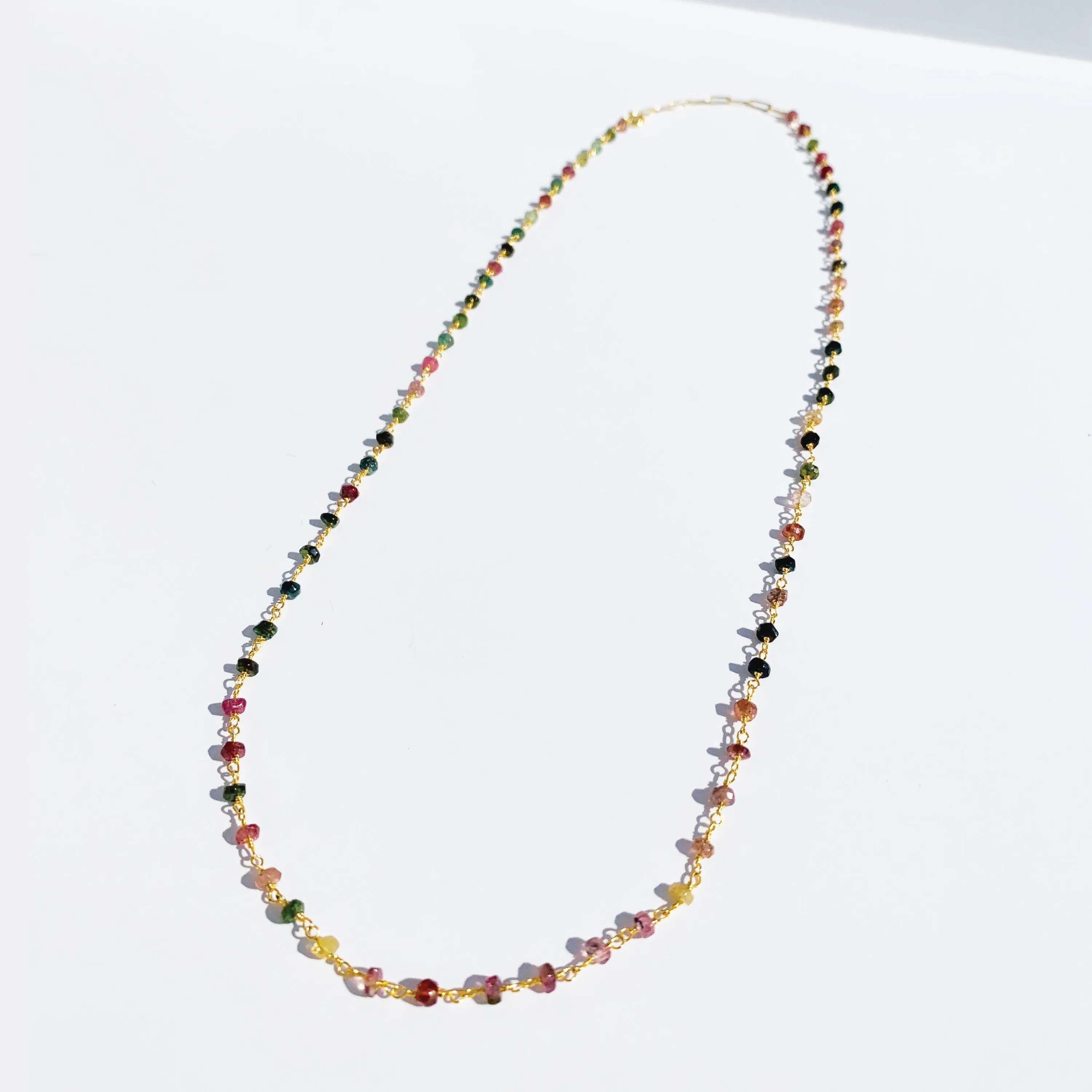 Colorful Tourmaline Necklace