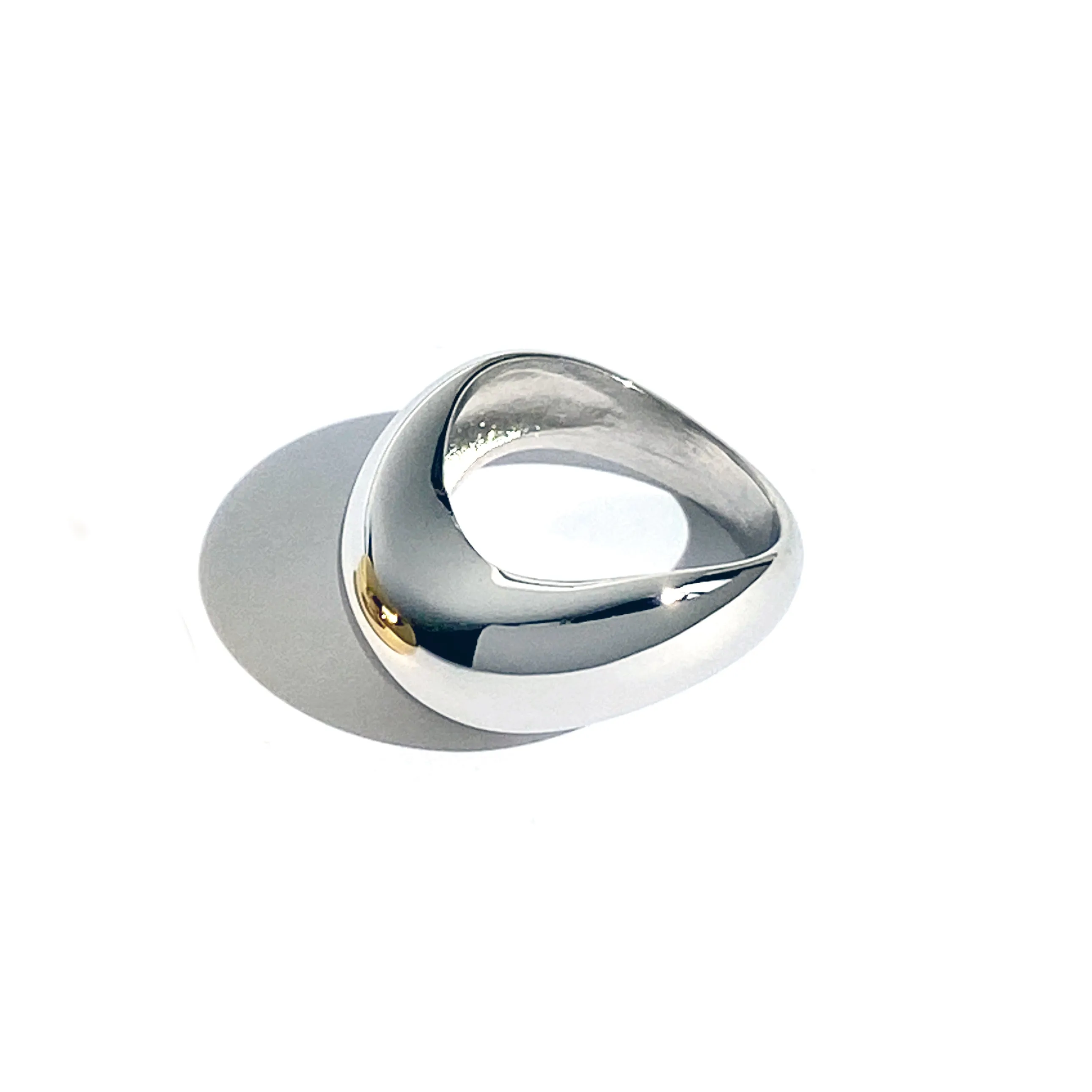 Curve Ring - Large - Silver