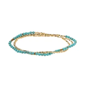 Delicate Stone Turquoise/Gold - Stone of the Sky