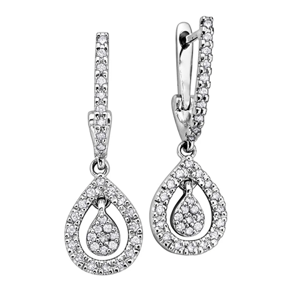 Diamond Drop Earrings