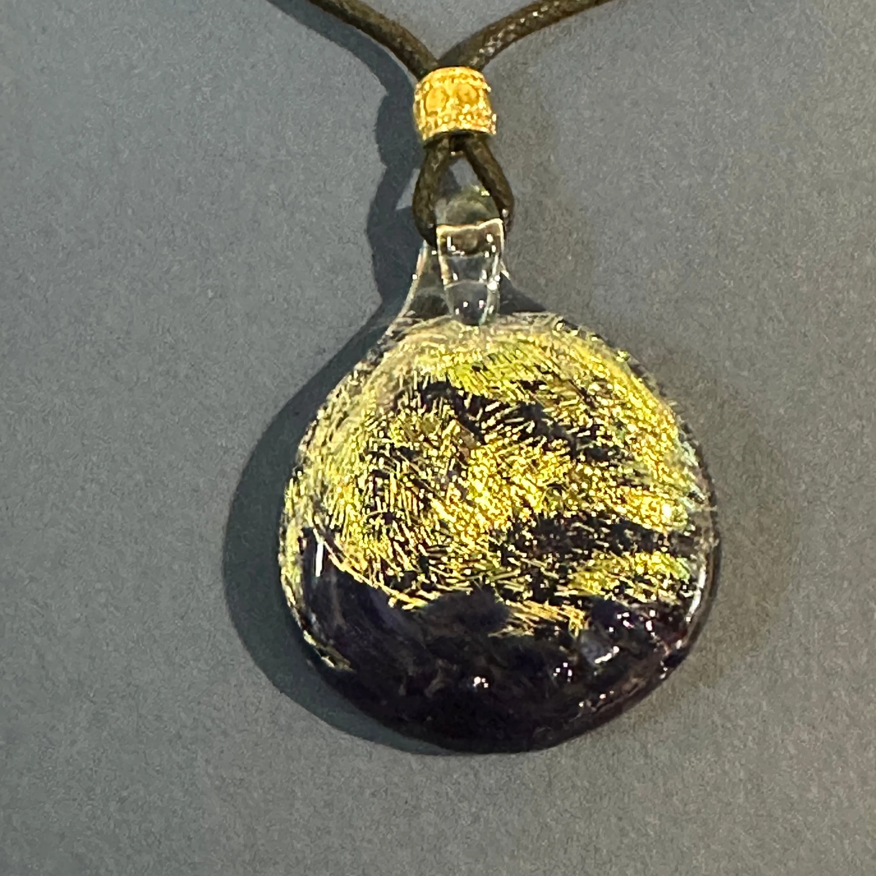 Dichroic Glass Pendants by Cornicopia Glass