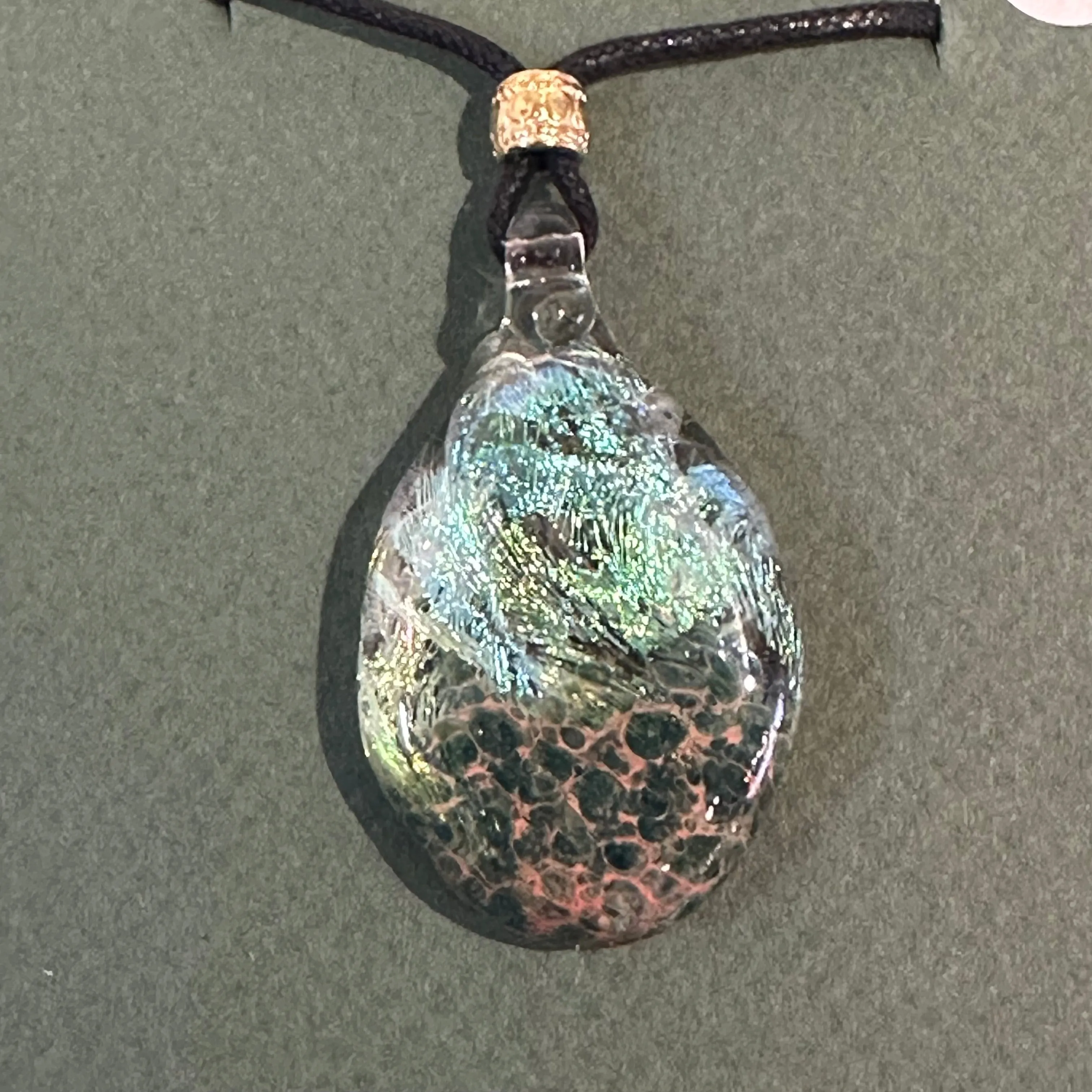 Dichroic Glass Pendants by Cornicopia Glass