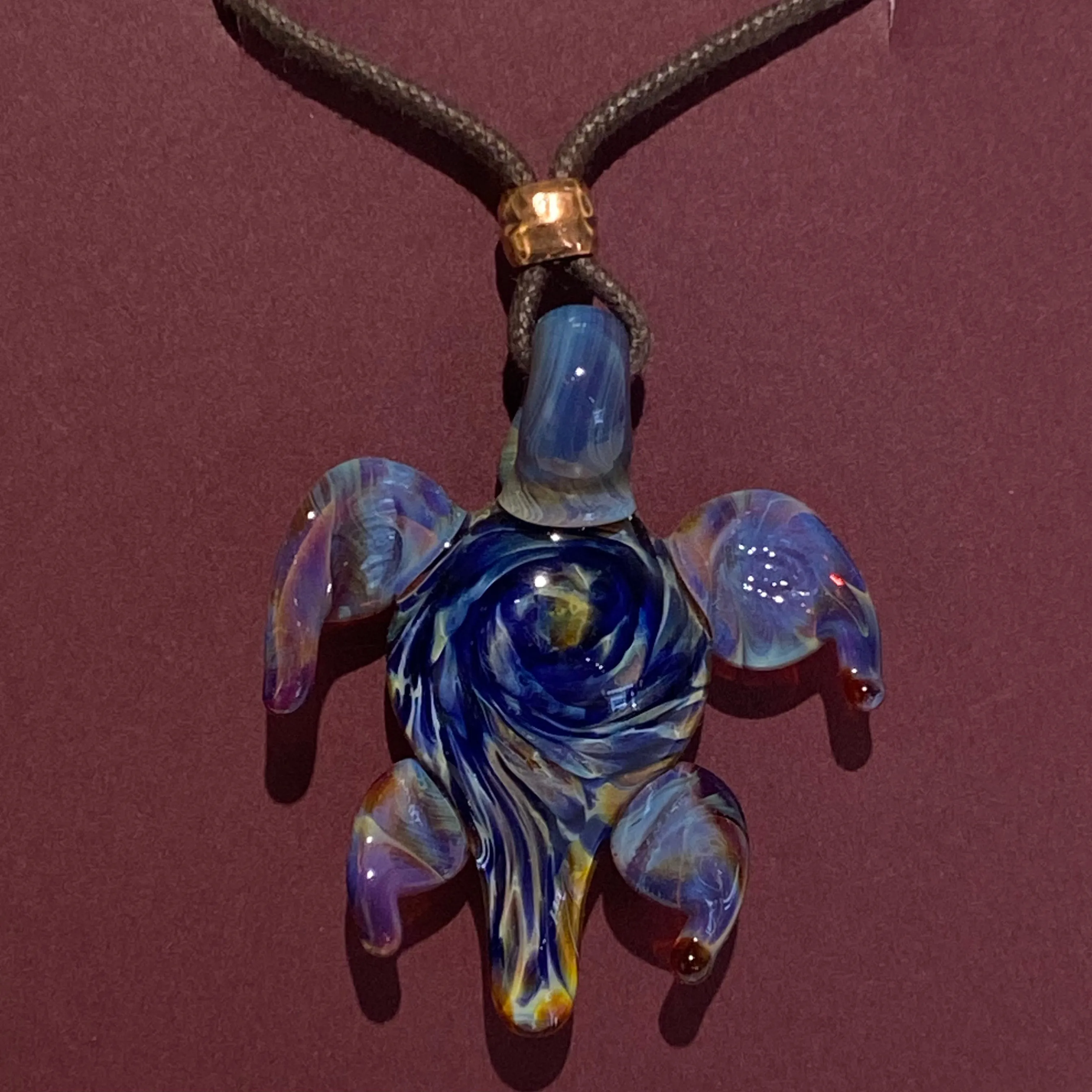 Dichroic Glass Pendants by Cornicopia Glass