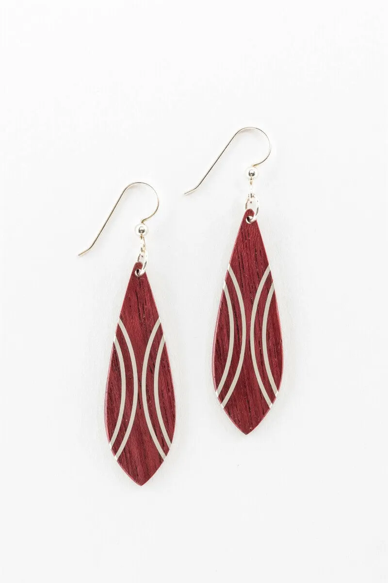 Earrings - Silver Marquis