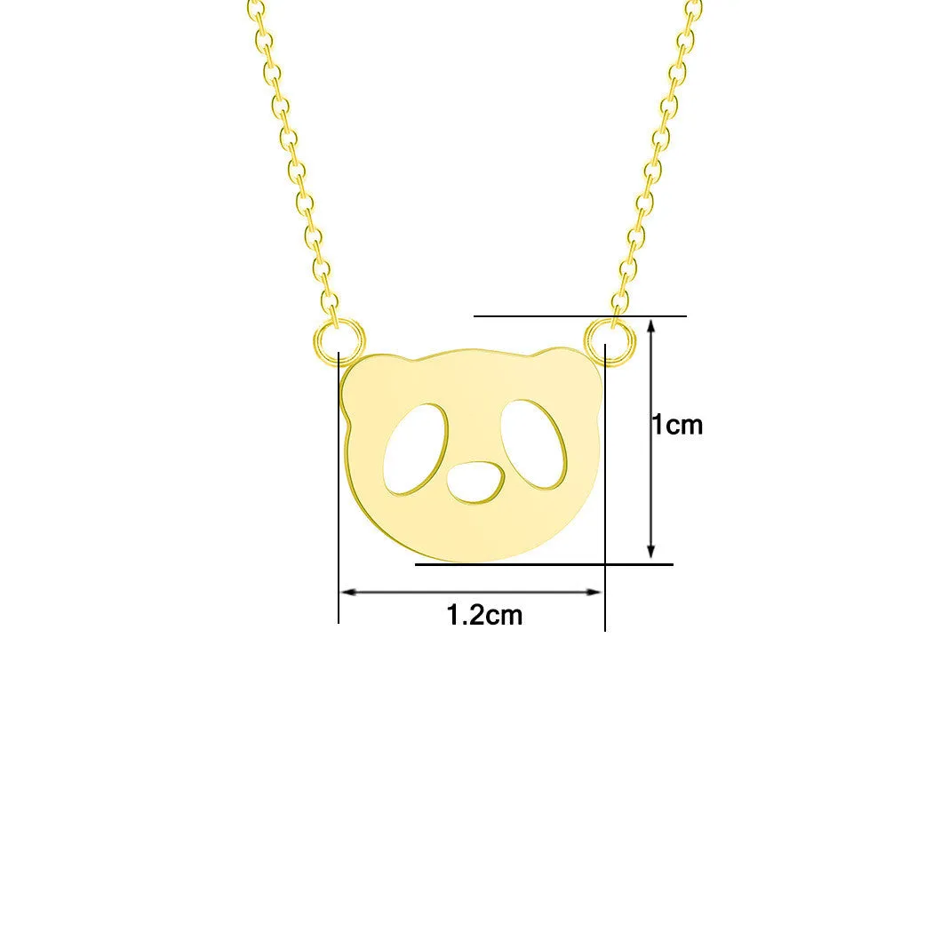 Fashionable Personality All-match Ladies Panda Pendant Necklace