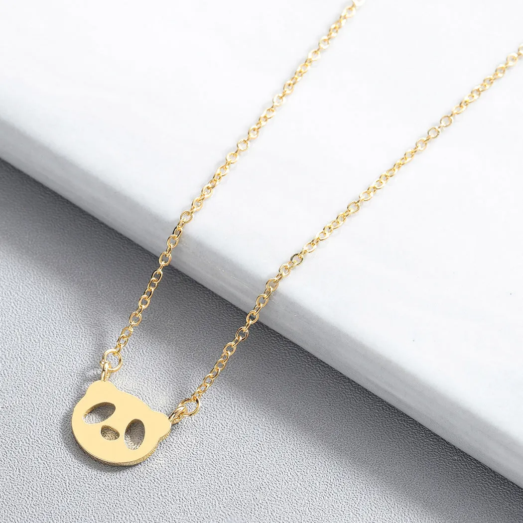 Fashionable Personality All-match Ladies Panda Pendant Necklace