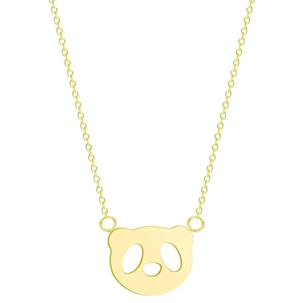 Fashionable Personality All-match Ladies Panda Pendant Necklace