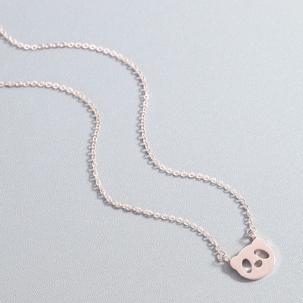 Fashionable Personality All-match Ladies Panda Pendant Necklace