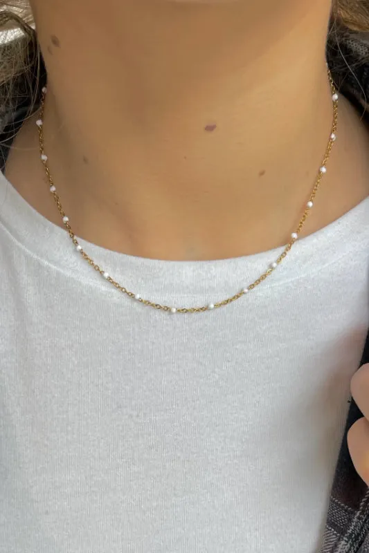 felix choker - white