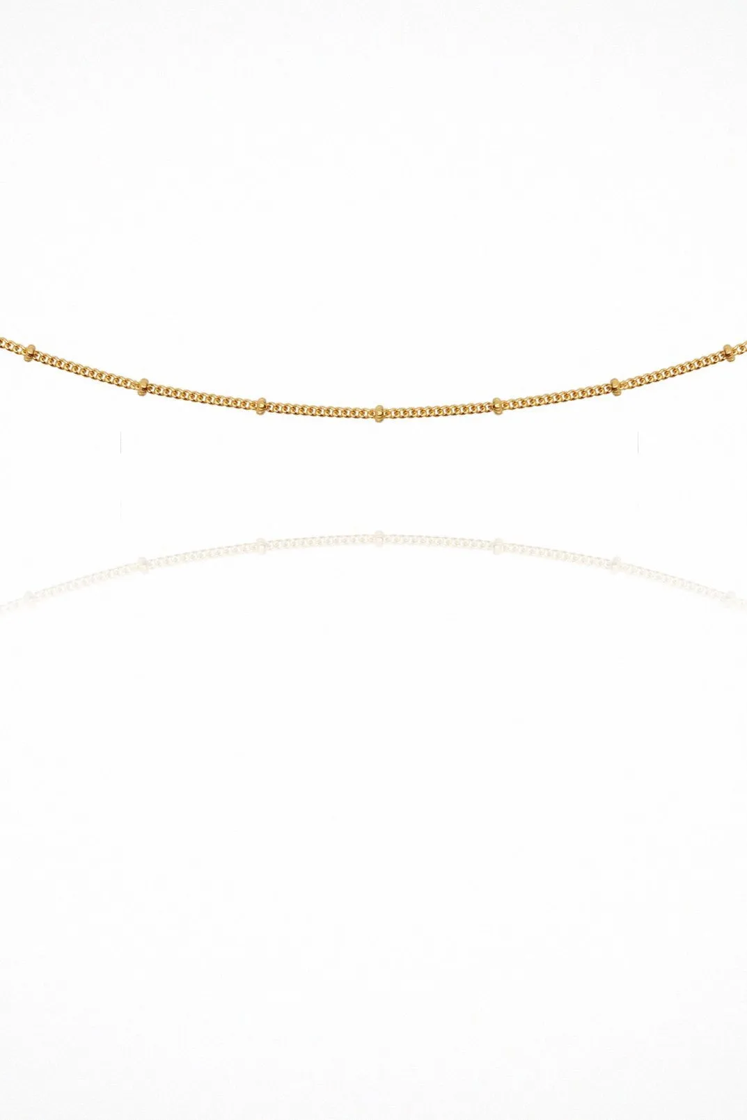 Fine Choker Chain - Gold