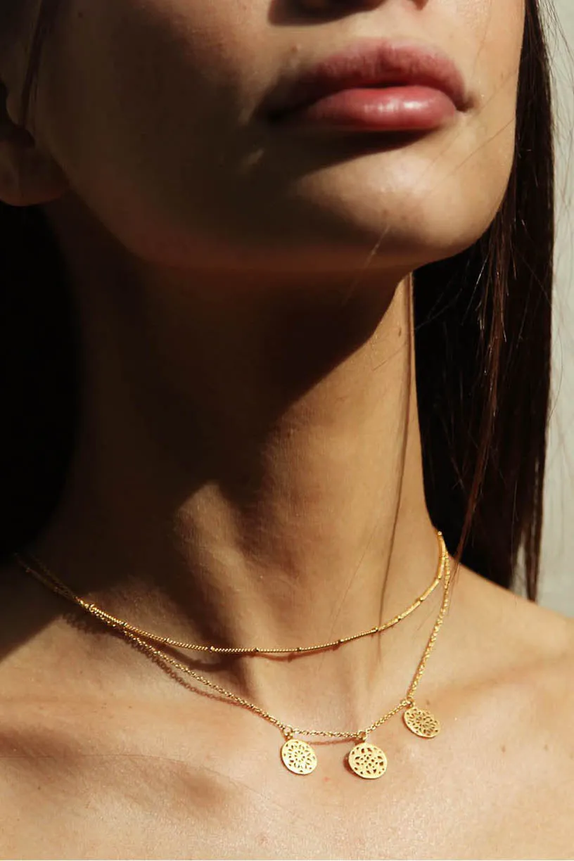 Fine Choker Chain - Gold