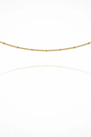 Fine Choker Chain - Gold