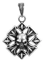 FLEUR SKULL PENDANT , DC/60