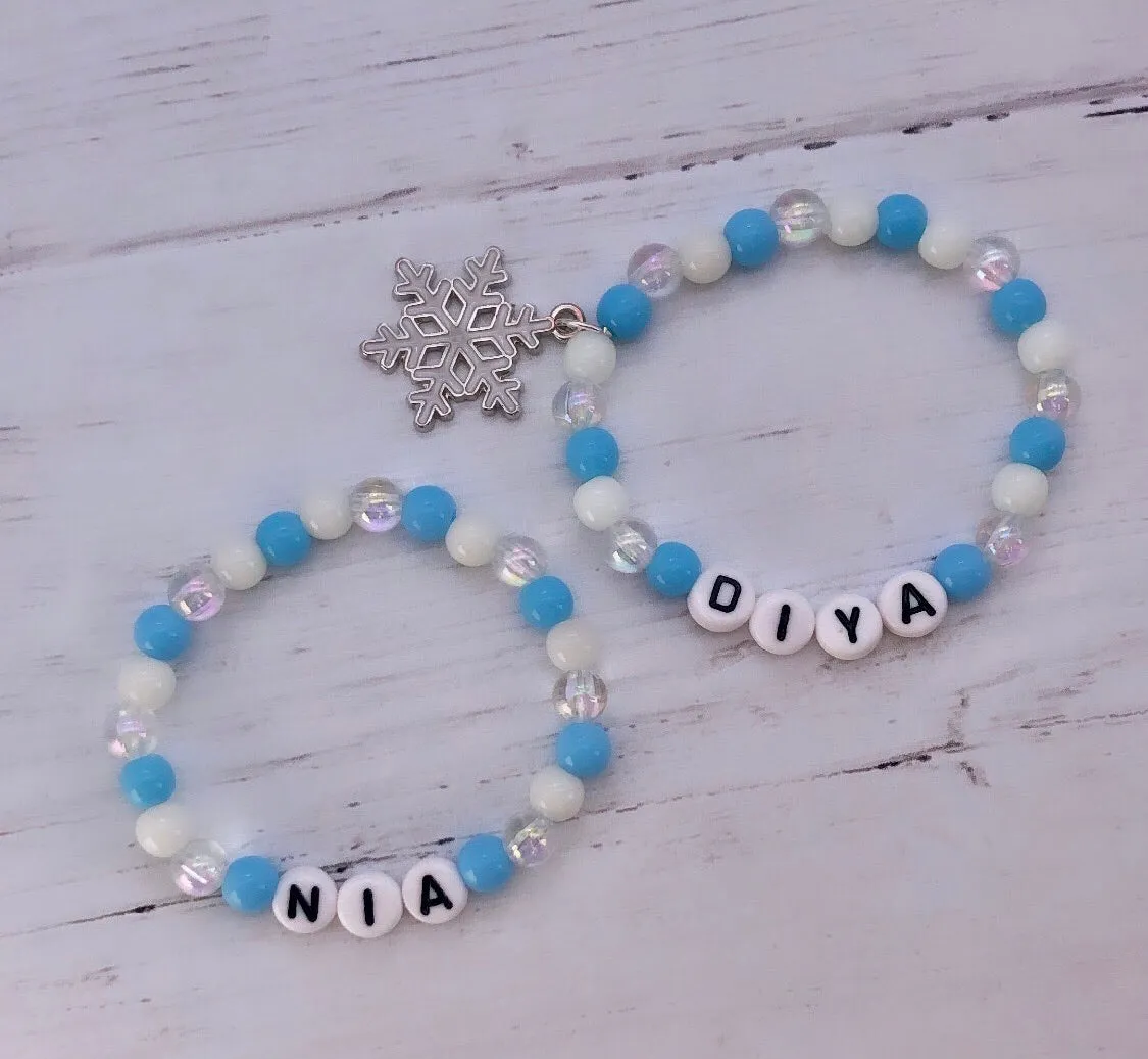 Frozen Inspired Personalised Bracelet