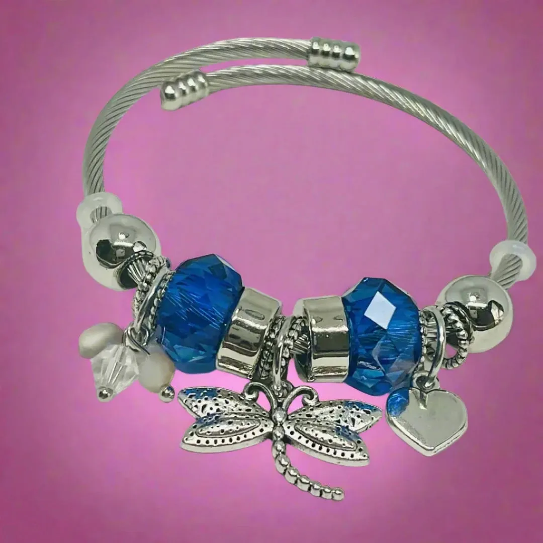 German silver openable Charm Bracelets