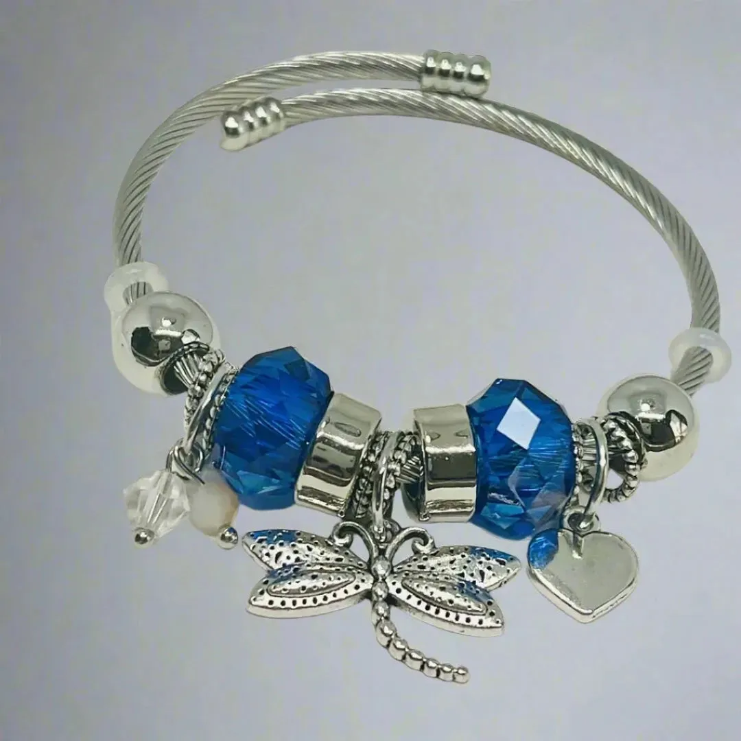 German silver openable Charm Bracelets