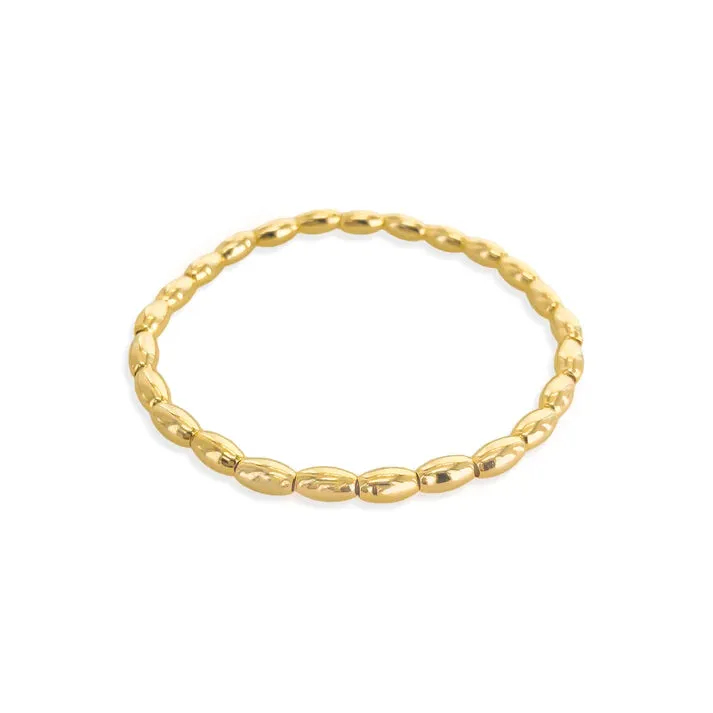 Gold Plated Stretch Bracelet