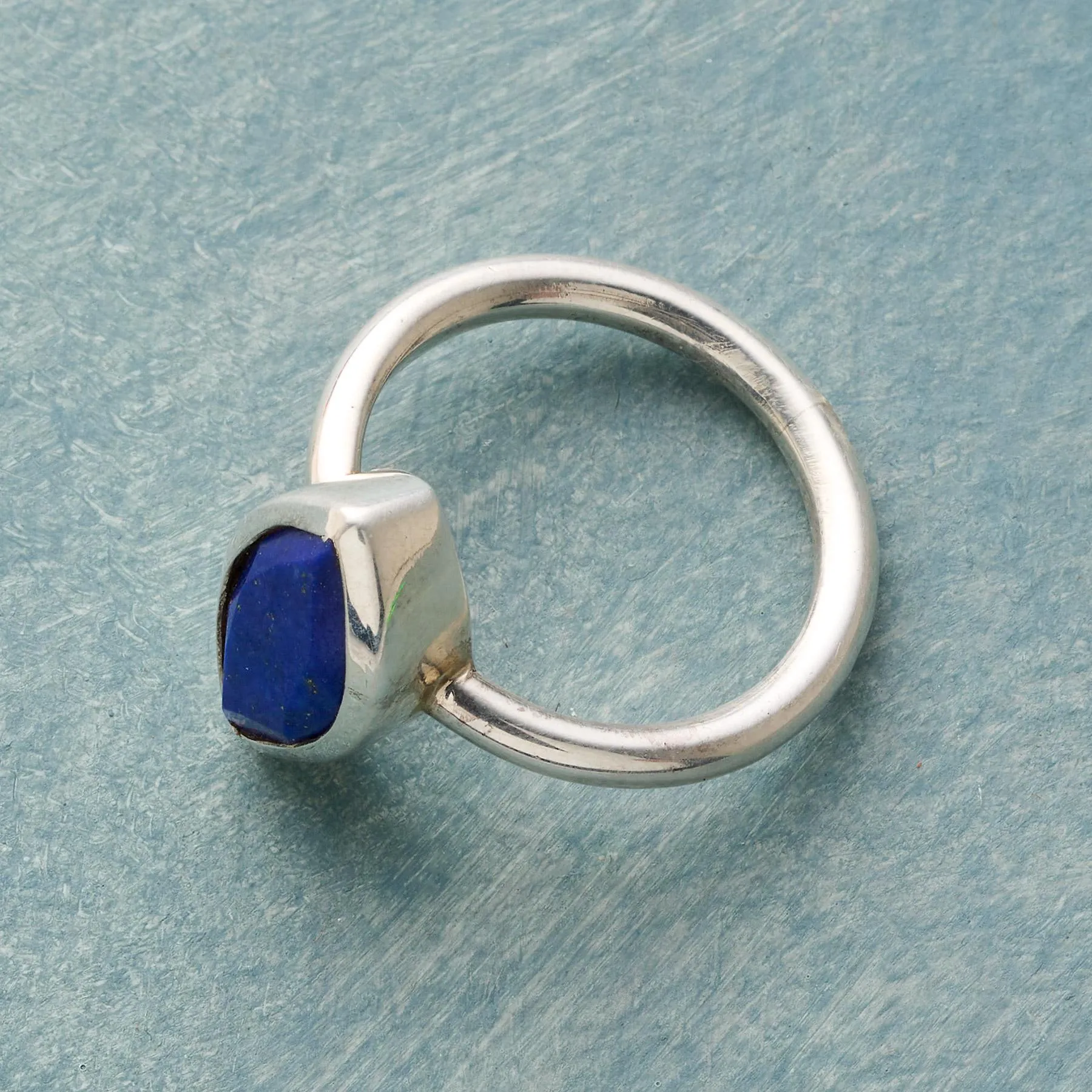 Hand Forged Lapis Ring