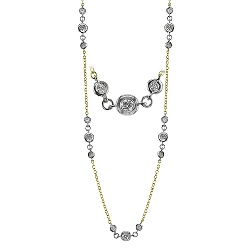 Harmonie Necklace in 18k Gold with Diamonds