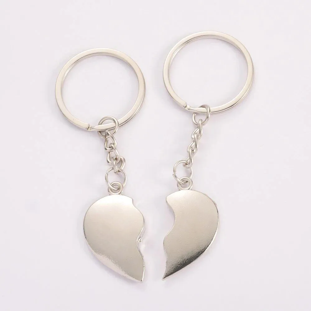 Heart Couple Love Keychain