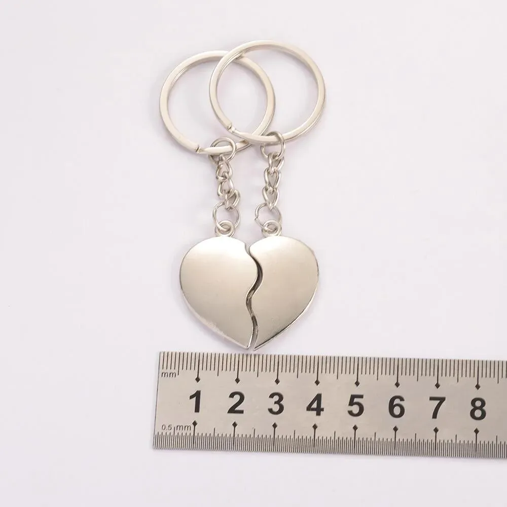 Heart Couple Love Keychain