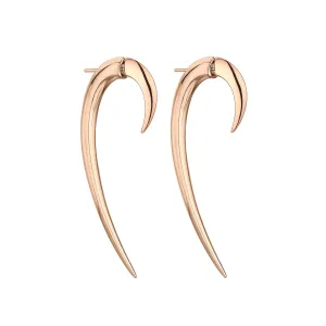 Hook Size 2 Earrings - Rose Gold Vermeil