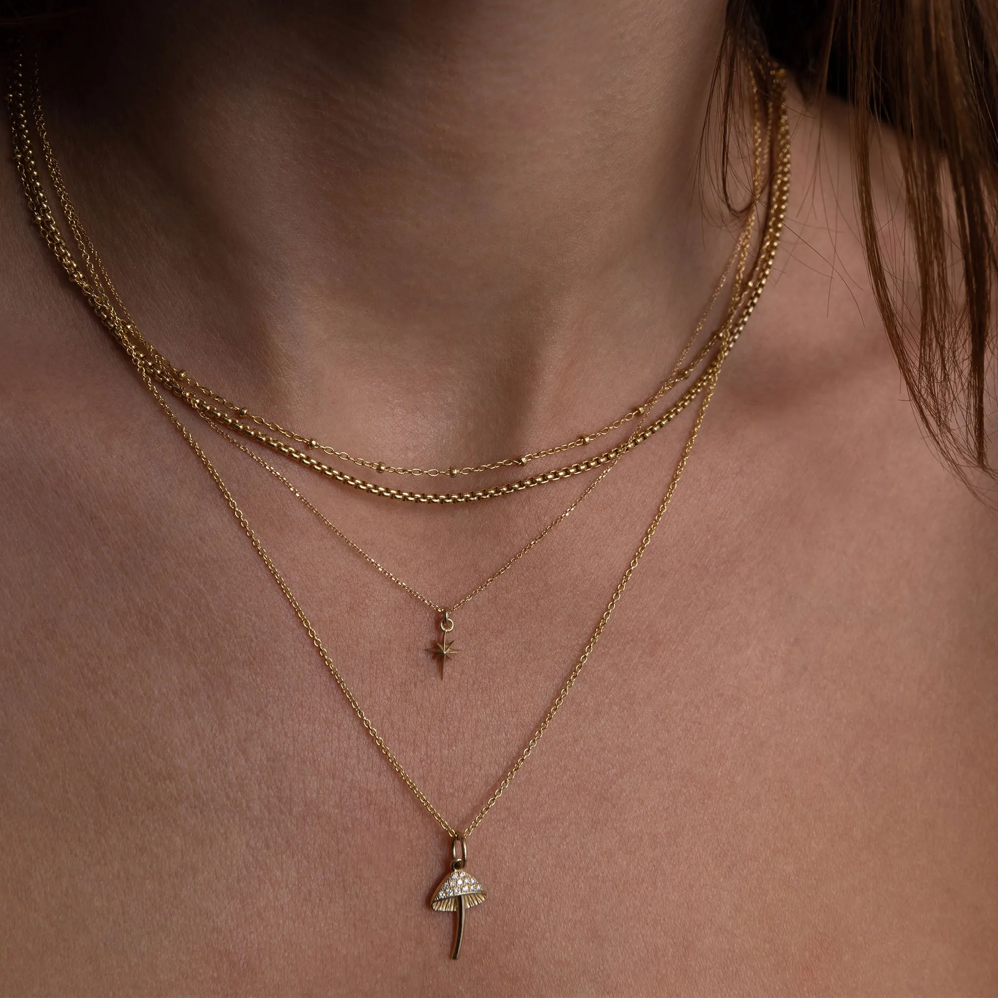 Itty Bitty Star Charm Necklace