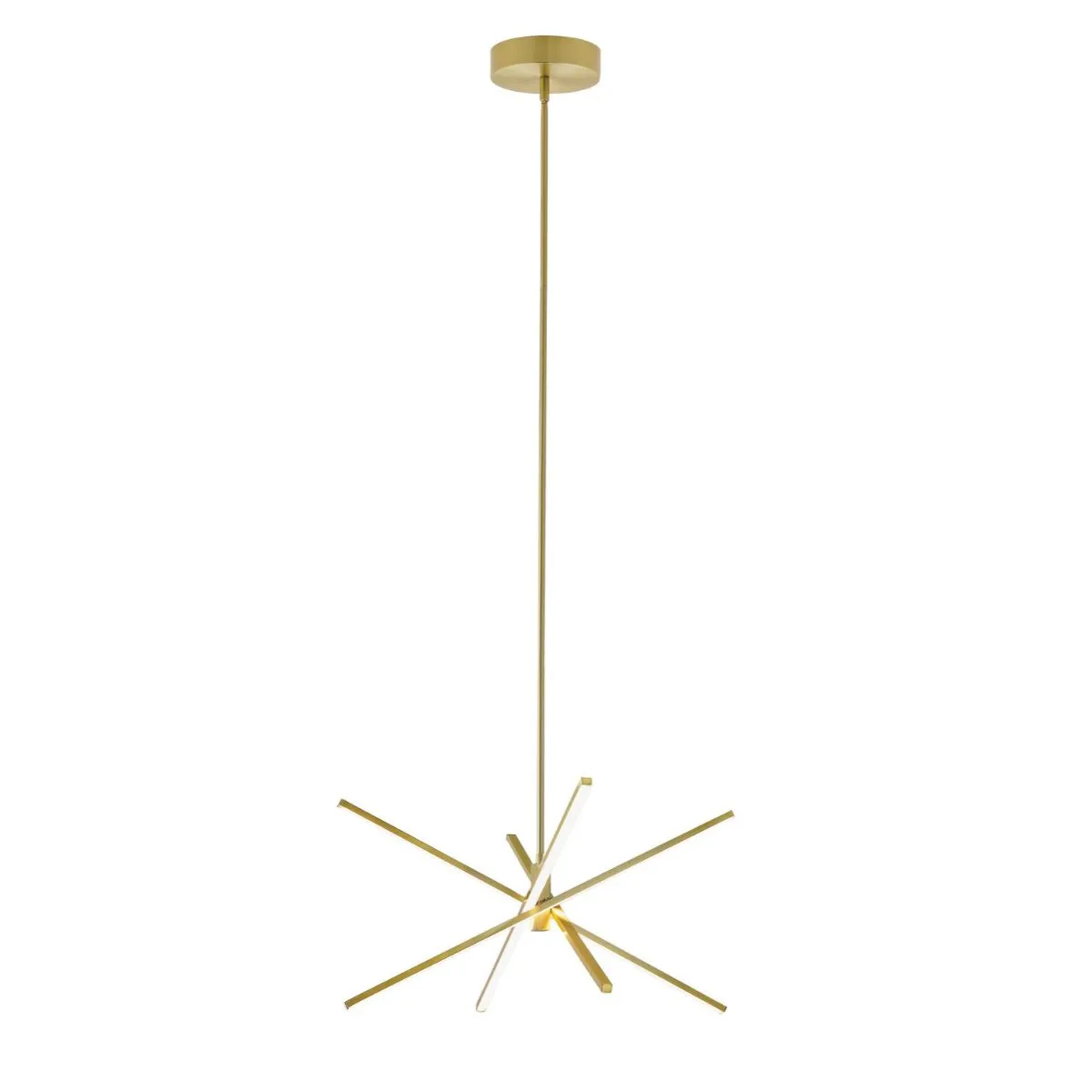 Jaxx 24 in. LED Pendant Light Satin Brass finish