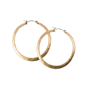 *Large Gold Hoop Earrings